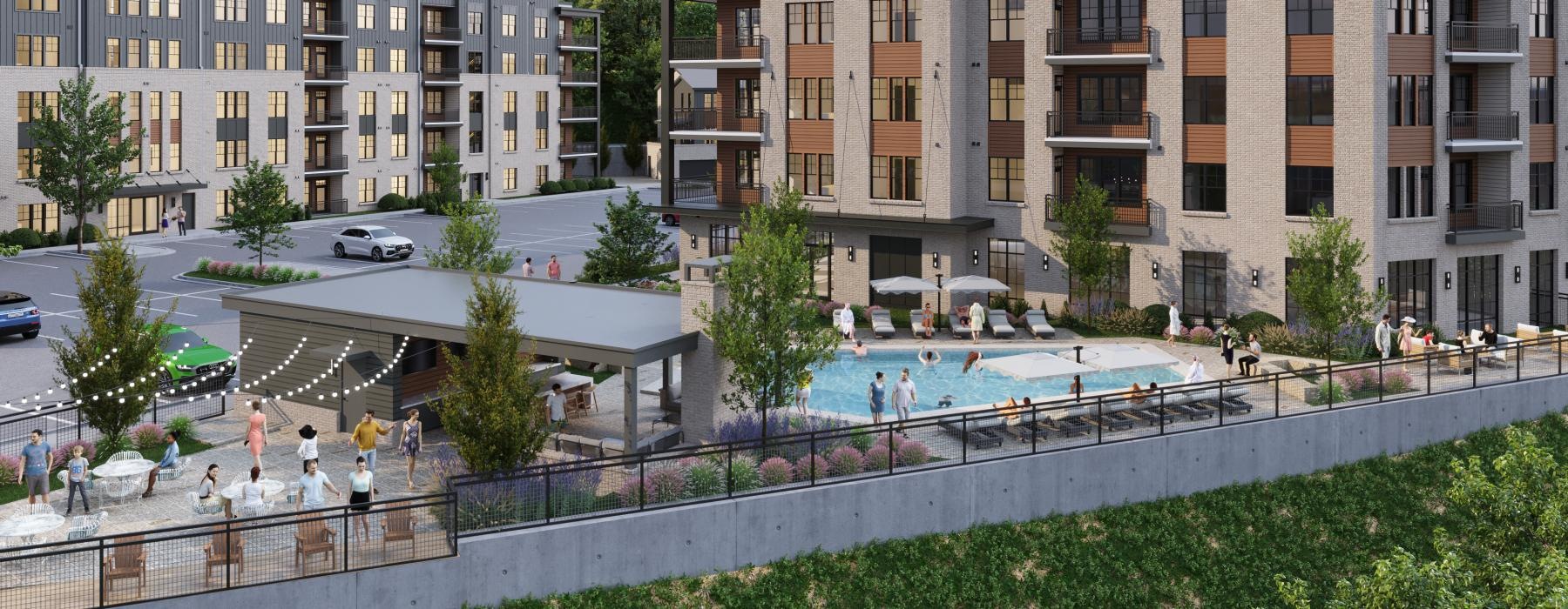 pool and other outdoor amenities